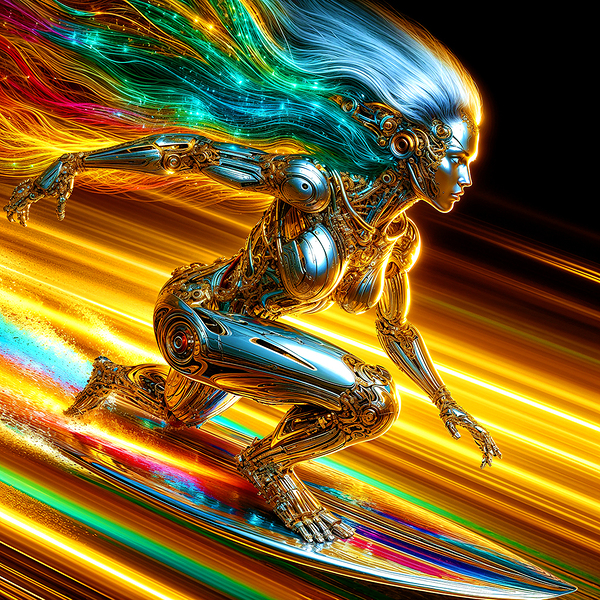 Cyber Cosmic Messenger by MB Cre@tive