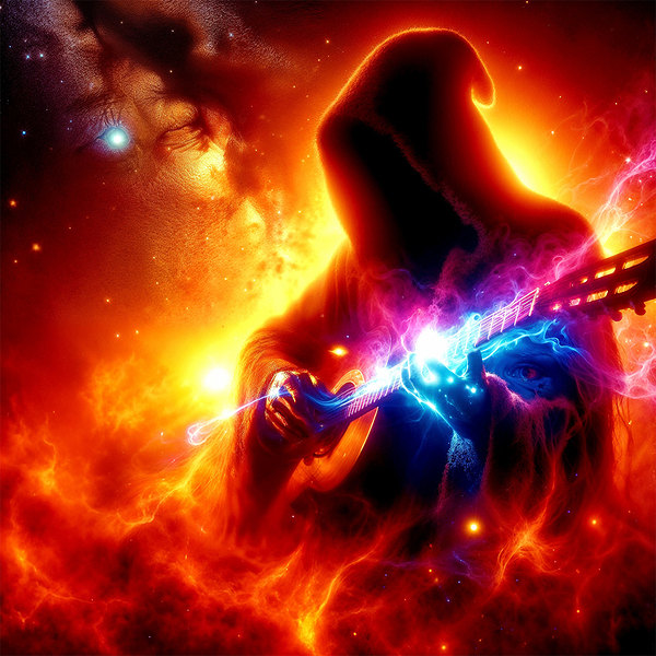 Cosmic Guitarist by MB Cre@tive
