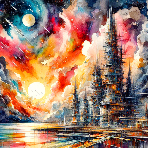 Cosmic Ruins by MB Cre@tive