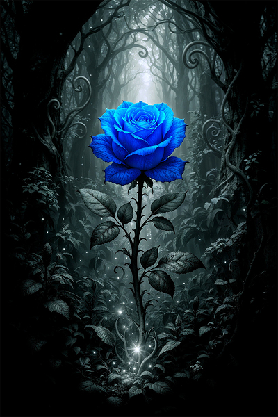 Blu Rose by MB Cre@tive