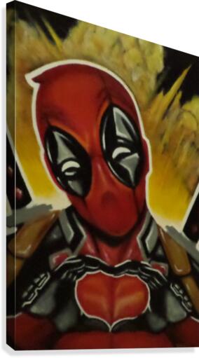 DEADPOOL (AT RAW) Canvas Print