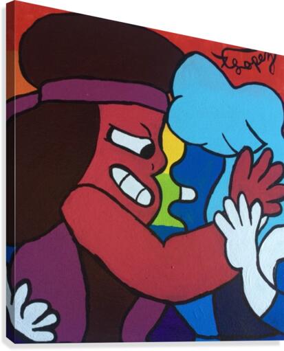 Ruby & Sapphire  Canvas Print