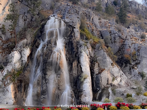 Waterfall Photography Rocky Cliff