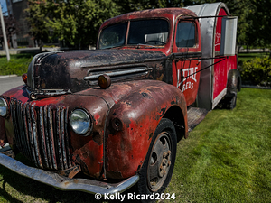Rusty Red Truck Photography Outdoors