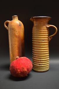Antique Stoneware and Pomegranate