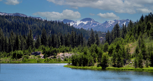 August Snows In The Sierra Panorama