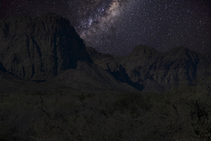 Milky Way Over the Desert