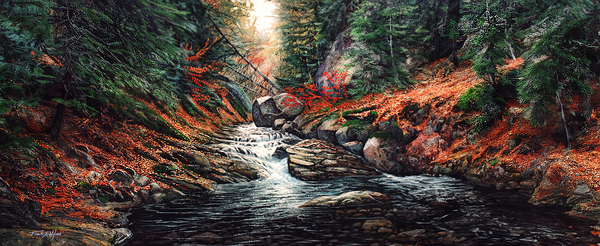AUTUMN BROOK P Print