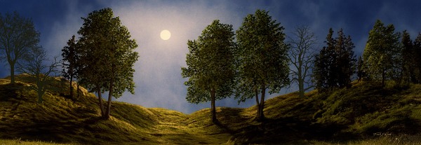 MAPLES IN MOONLIGHT P Print