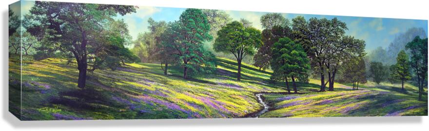 SPRING BLOOM TABLE MOUNTAIN P Canvas Print