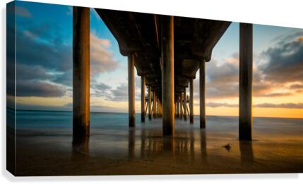 Sunset Pier Canvas Print