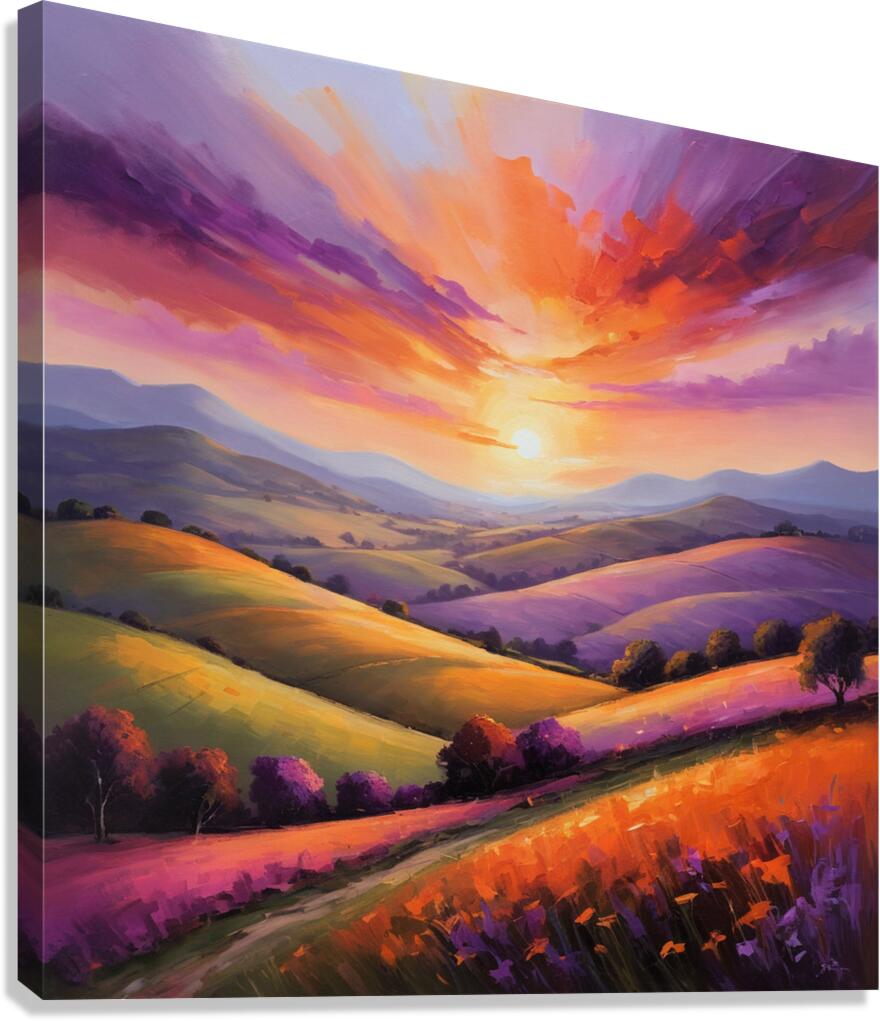 Eternal Sunset Canvas Print