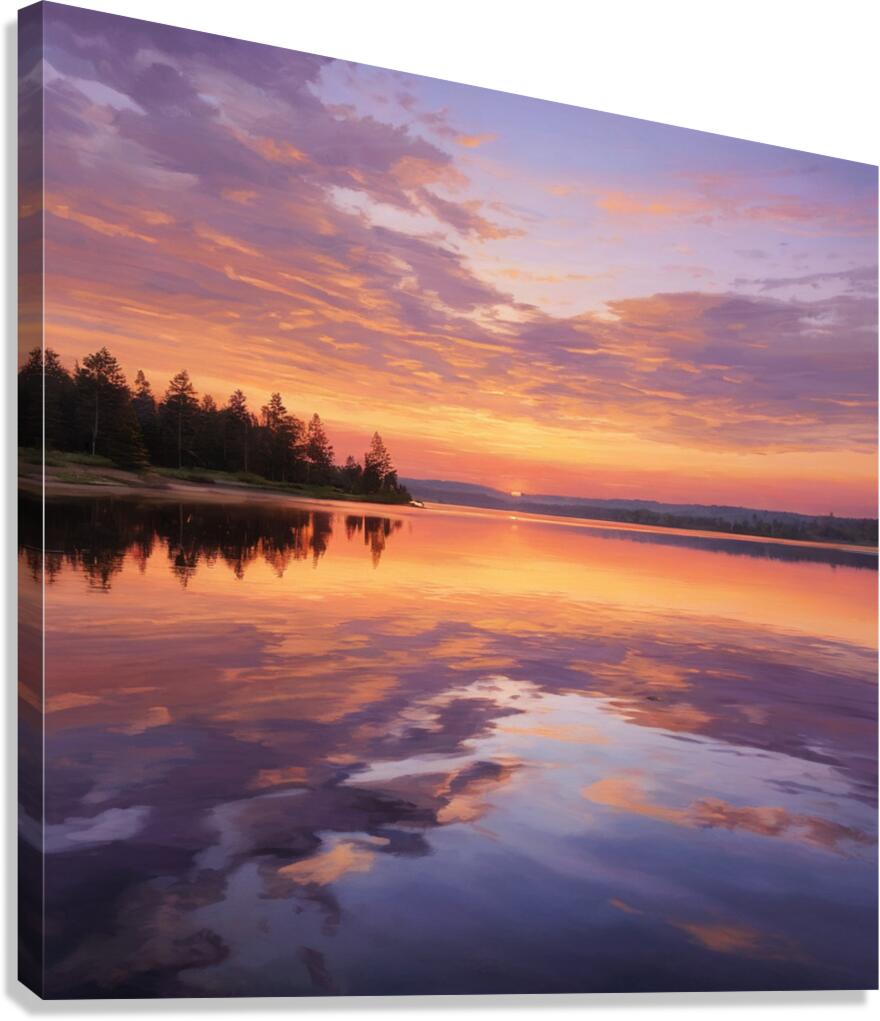 Serene Sunset  Canvas Print