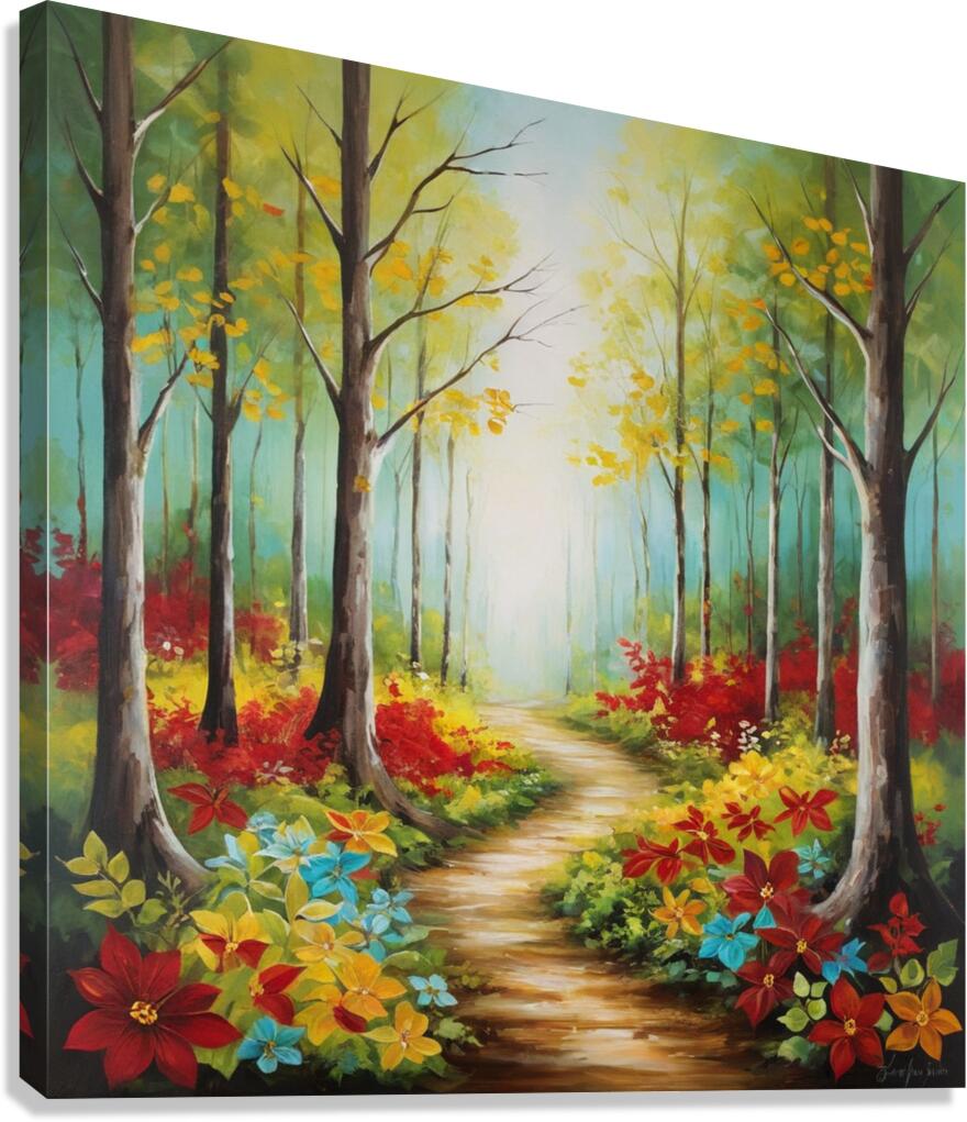 Whimsical Forest  Canvas Print
