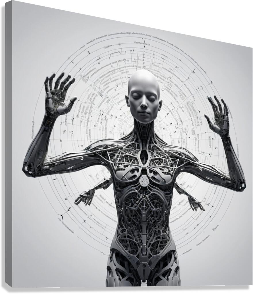  The Human Algorithm  Canvas Print