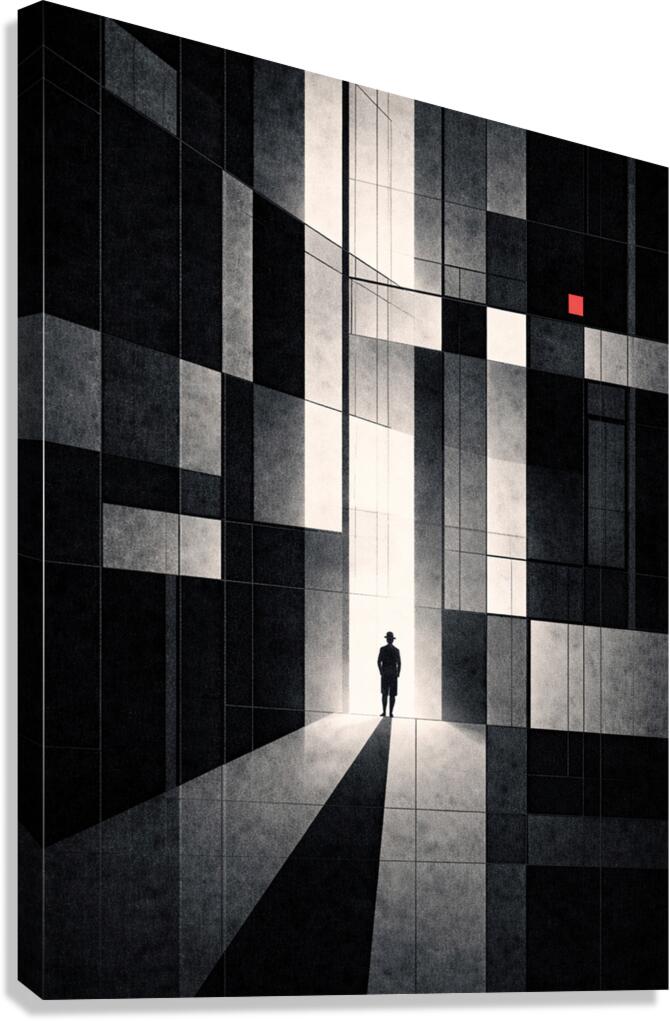 Procedural Silence Canvas Print