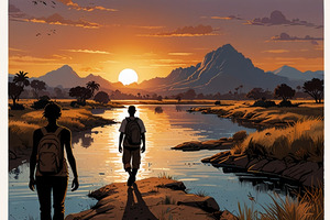 Journey Into the Horizon: A Sunset Expedition