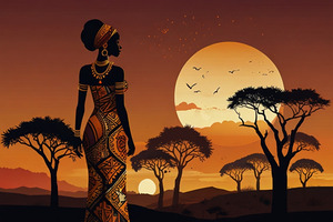 Echoes of the Savannah: A Timeless Gaze