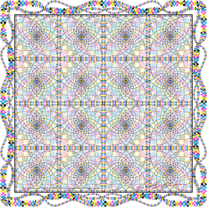 SEE  EM WHY KAY FLORAL QUILT 