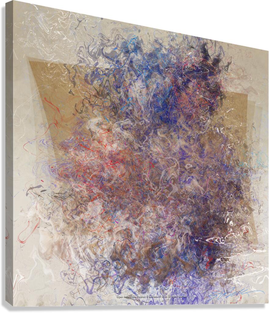 OPEN BOOK  Canvas Print
