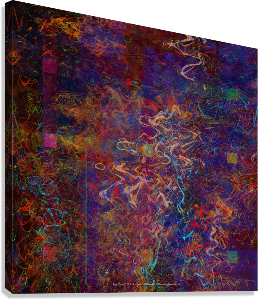 STAR CHART Canvas Print