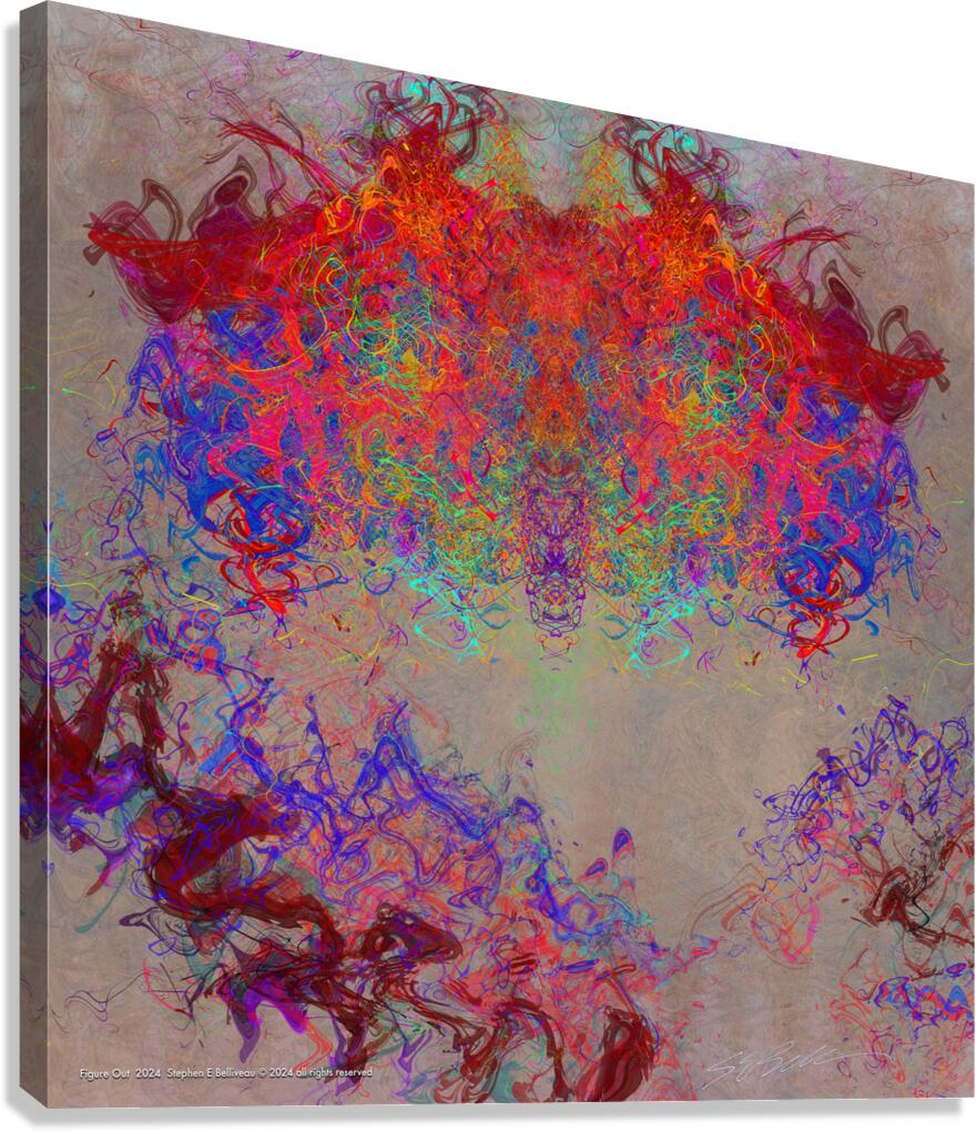 FIGURE OUT  Canvas Print
