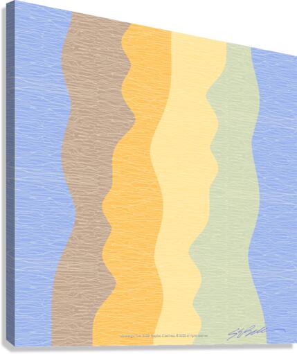 WAVELENGTH TWO Canvas Print
