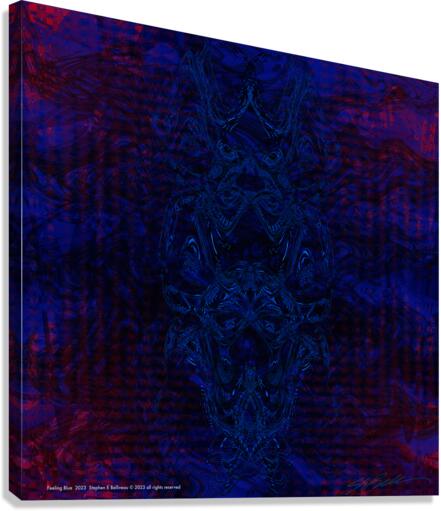 FEELING BLUE Canvas Print