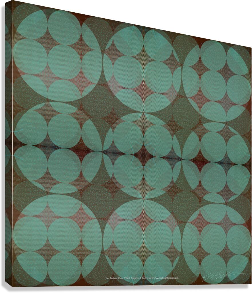 TEST PATTERN ONE  Canvas Print