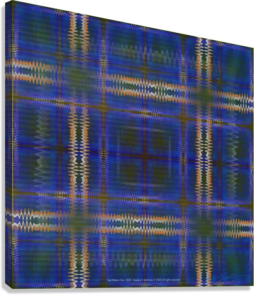 TEST PATTERN TWO  Canvas Print