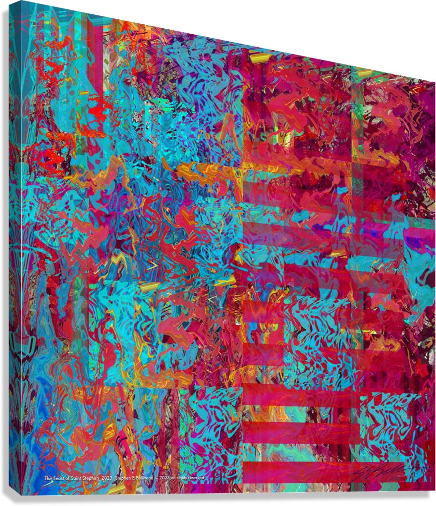 THE FEAST OF SAINT STEPHEN  Canvas Print