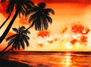 Ocean sunset
