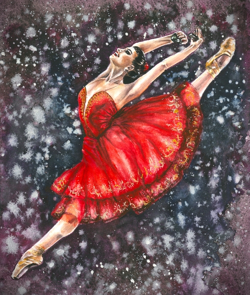 Red Dancer Print