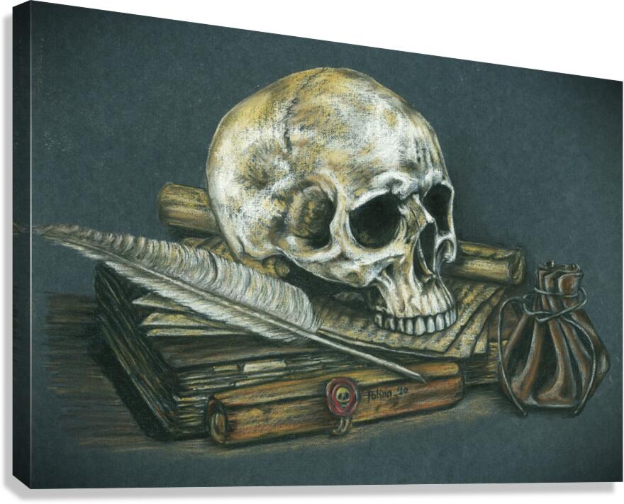 Pirates Desk  Canvas Print