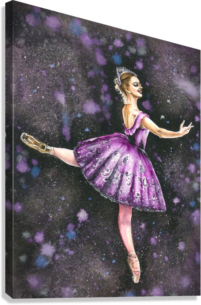 Purple Dancer  Canvas Print