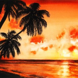 Ocean sunset