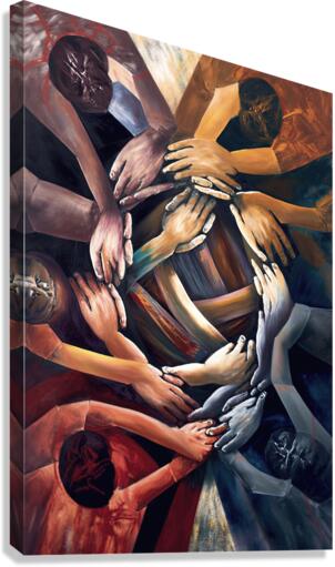 Huddle Up Canvas Print