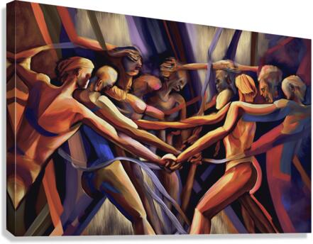 Scrummage Canvas Print