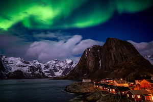 Northern Lights over Hamnoy