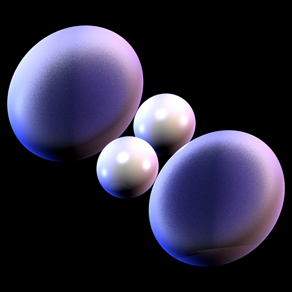 Blue Pearls Print