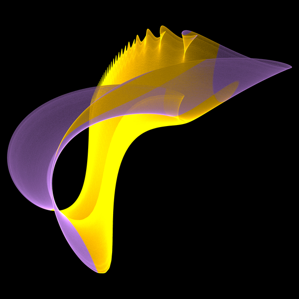 Yellow Fish Print