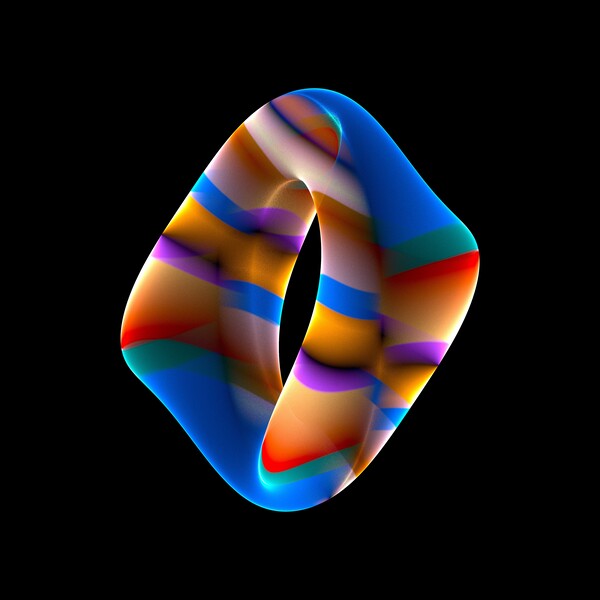 Rainbow Wheel Print
