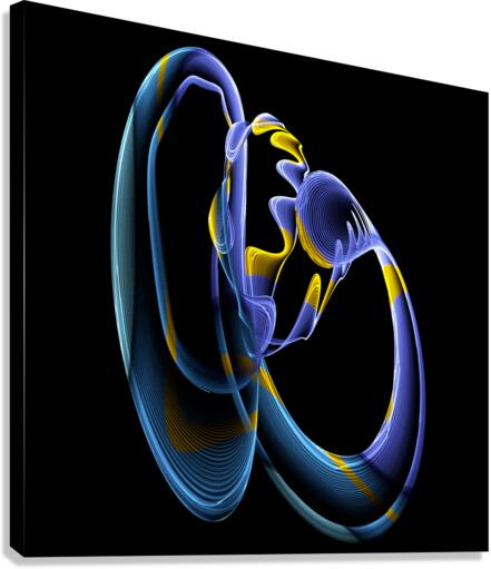 Earphone Canvas Print