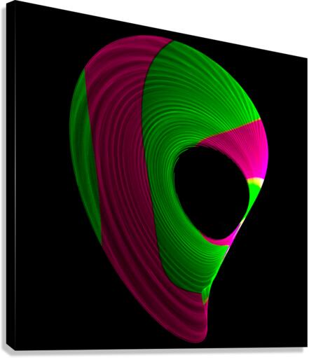 Green Alien Canvas Print
