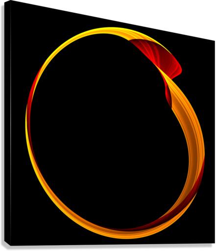 Gold Ring Canvas Print