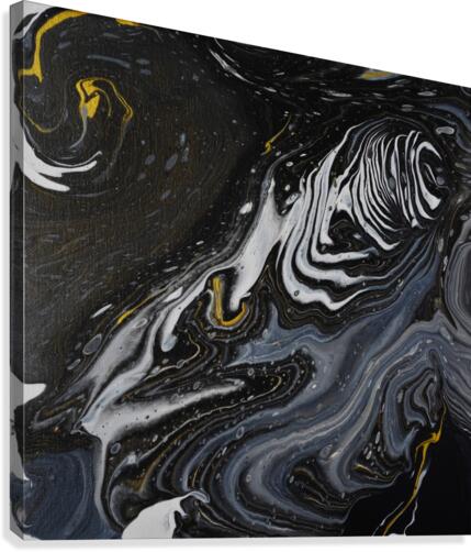 Abstract black  Canvas Print