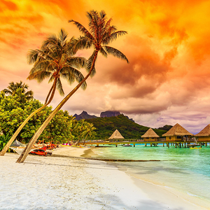 Sunset Beach beach cloud ocean paradise.sea
