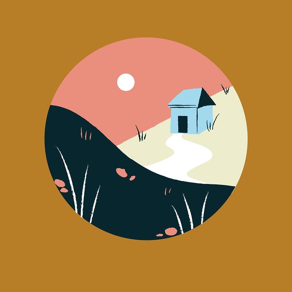 ellipse design background poster Print