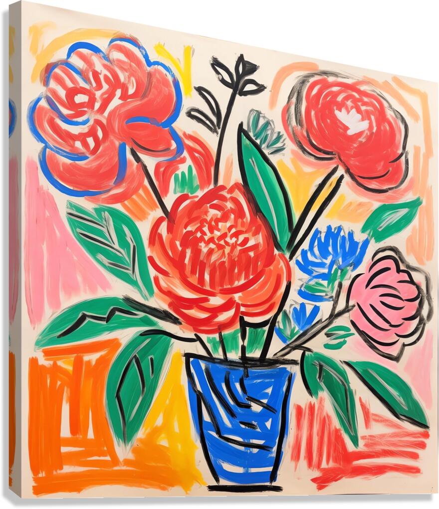 flowers art Canvas Print