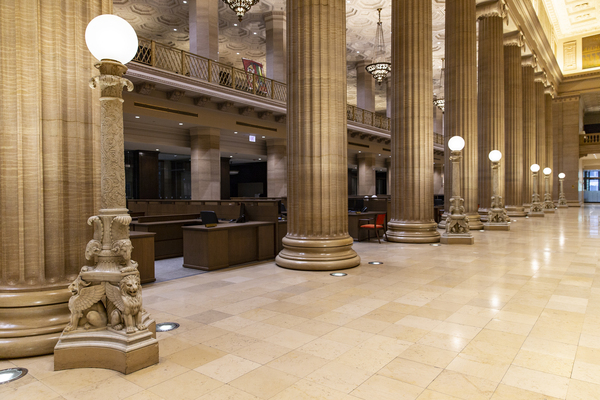 Bank Columns by Ashley ML Studios
